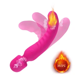 Dildo Vibrator for Women Powerful AV Powerful AV Vibrator Magic Wand Clitoris Stimulator Female G-Spot Massager Adult Sex Toy