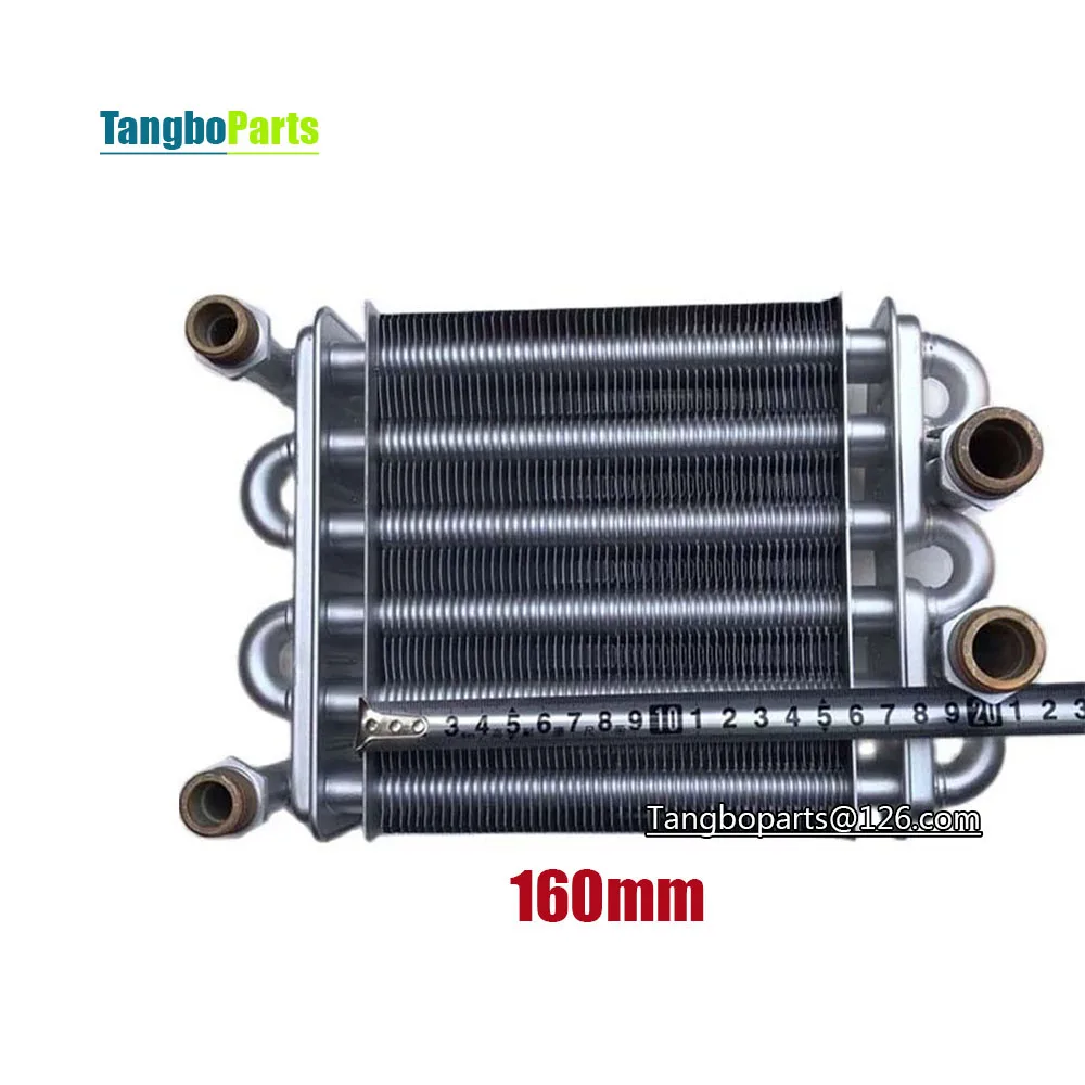 Commecial Home Appliance  Parts Copper 160mm Main Heat Exchanger For Vaillant Vanward IMMERGAS ARISTON Gas Boilers Replacemt