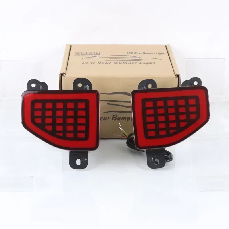 

Автомобильные светодиодные лампы заднего бампера для Jeep Wrangler 2018-2022, стоп-сигнал, указатель поворота, резервный отражатель, задние фонари, автомобильные противотуманные фары