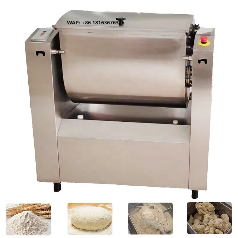 Multifunctional Electric Dough Mixer Large Capacity 50kg Automatic Stainless Steel Dough Maker Machine for Restaurant Use