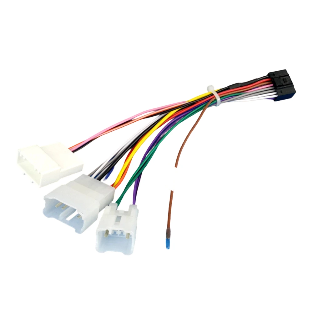 Cabo Adaptador de Fiação de 16 Pinos para Unidade Principal Android Compatível com Toyota RAV4 2001-2005 e Corolla 2001-2004