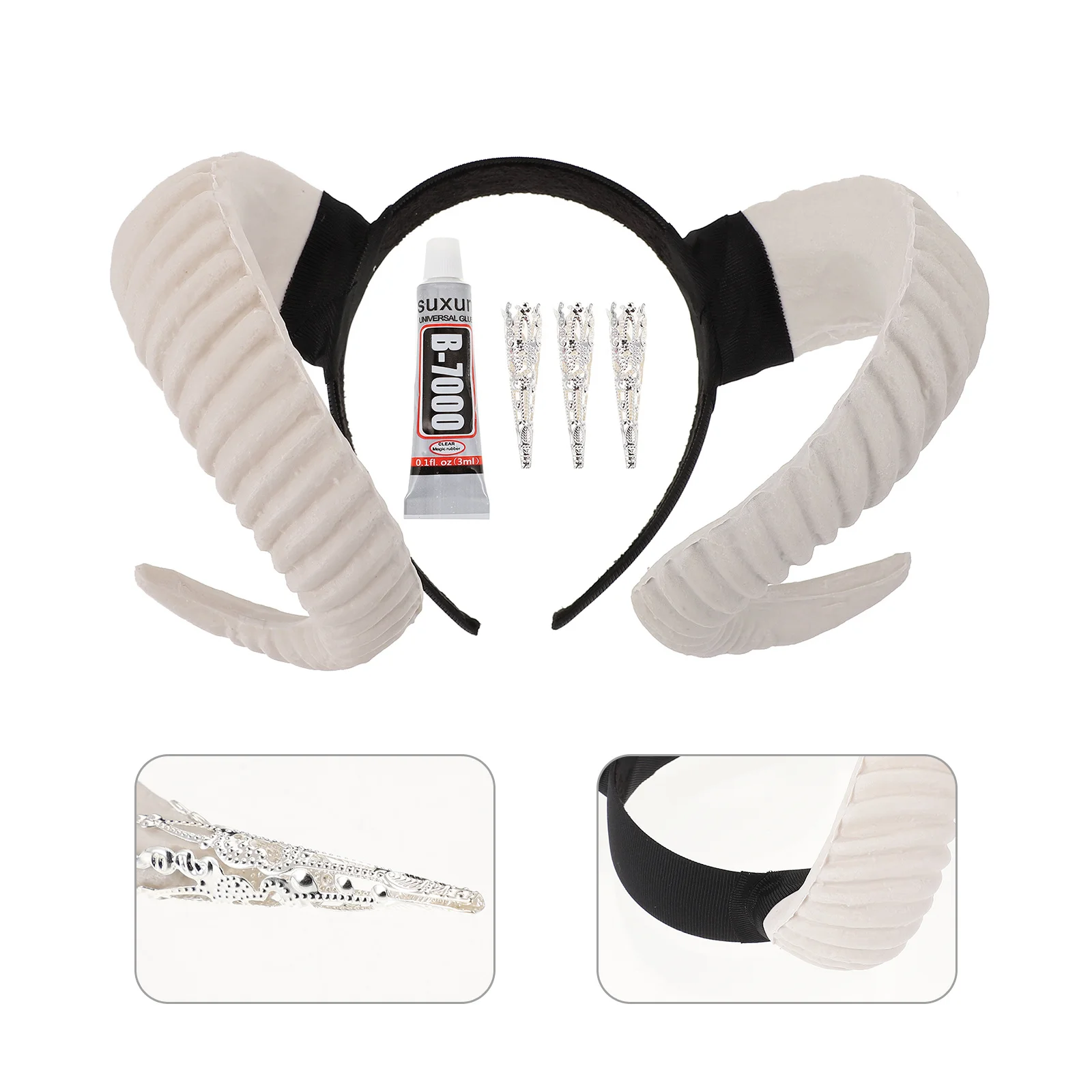 

1 шт., повязка на голову с рогом на Хэллоуин, забавный головной убор для косплея, аксессуар для костюма для вечеринки, уникальная повязка на голову с рогом, реквизит для фотосессии, повязка на голову на Хэллоуин