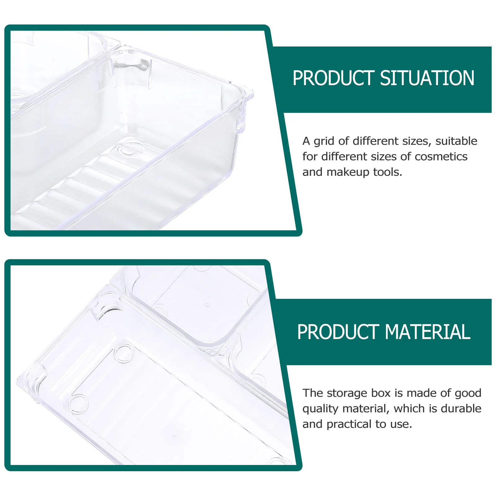 

16Pcs Makeup Organizer Drawer Storage Box Desktop Jewelry Lipstick Container Desktop Makeup Organizer Storage Box