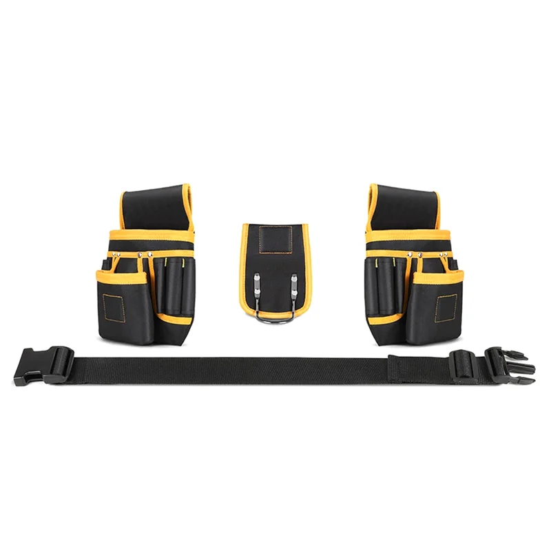 ABLJ-bolsa de herramientas de cintura para electricista, impermeable, tela Oxford, utilidad, cinturón, bolsa para sujetar taladro, llave, destornillador