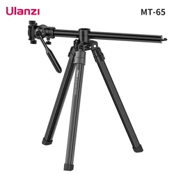 Ulanzi MT-65 Professional Horizontal Tripod for Camera Mobile Phone Max 1.76M Aluminum Tripod wBluetooth for Canon Nikon Sony