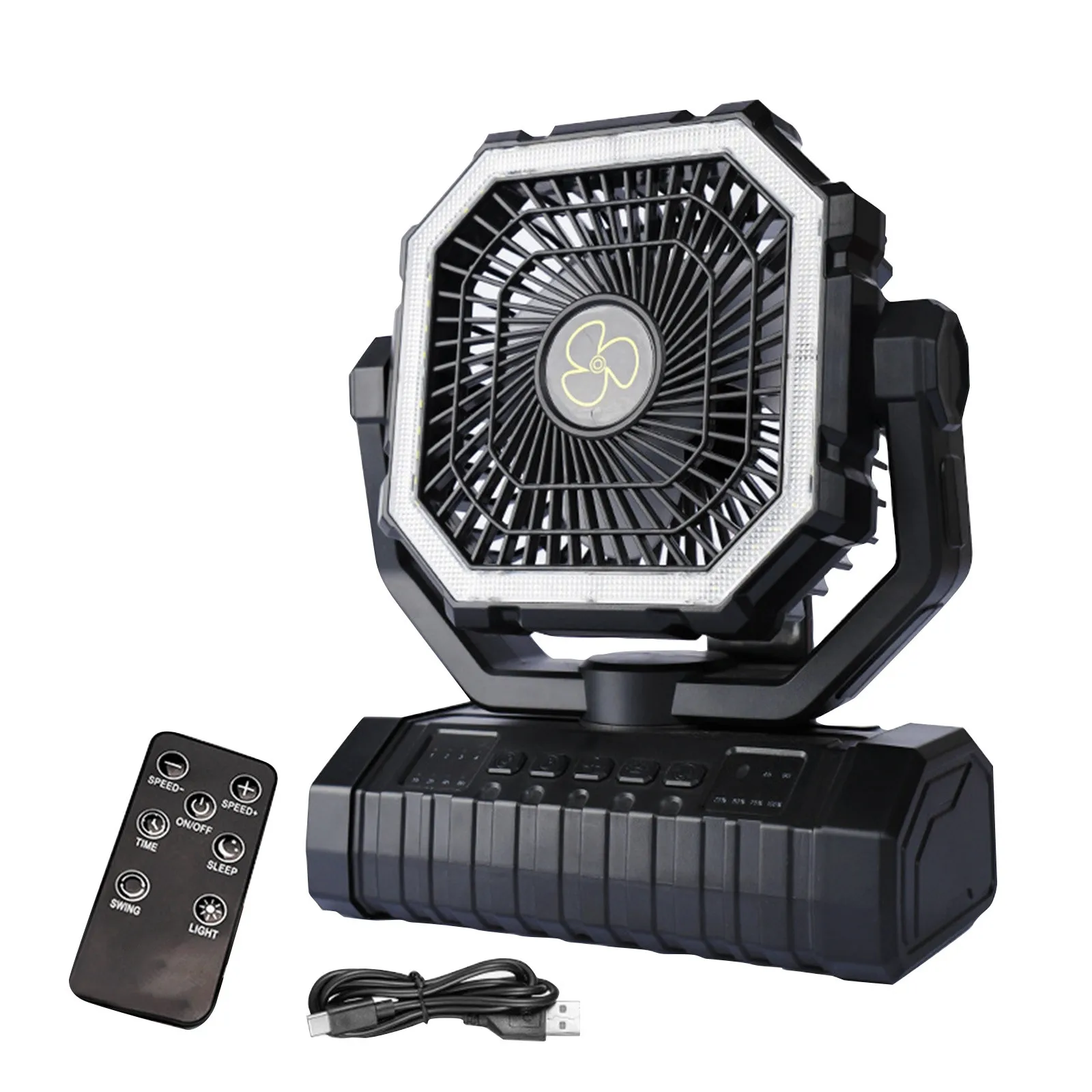 

Портативные циркуляторы воздуха со светодиодной подсветкой, уличный мобильный автомобильный электрический вентилятор, портативный перезаряжаемый вентилятор для путешествий и пешего туризма, кемпинга