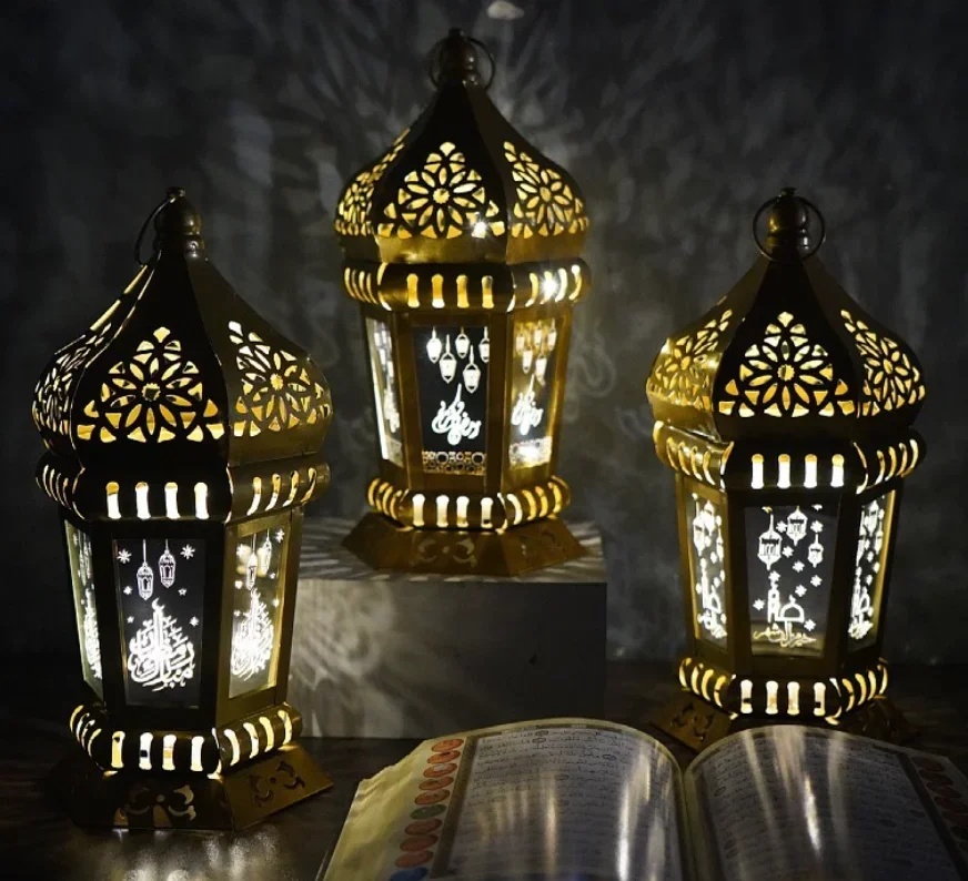 Hot Selling Creative Ramadan Led Light Ramadan Decorations Lantern 2022