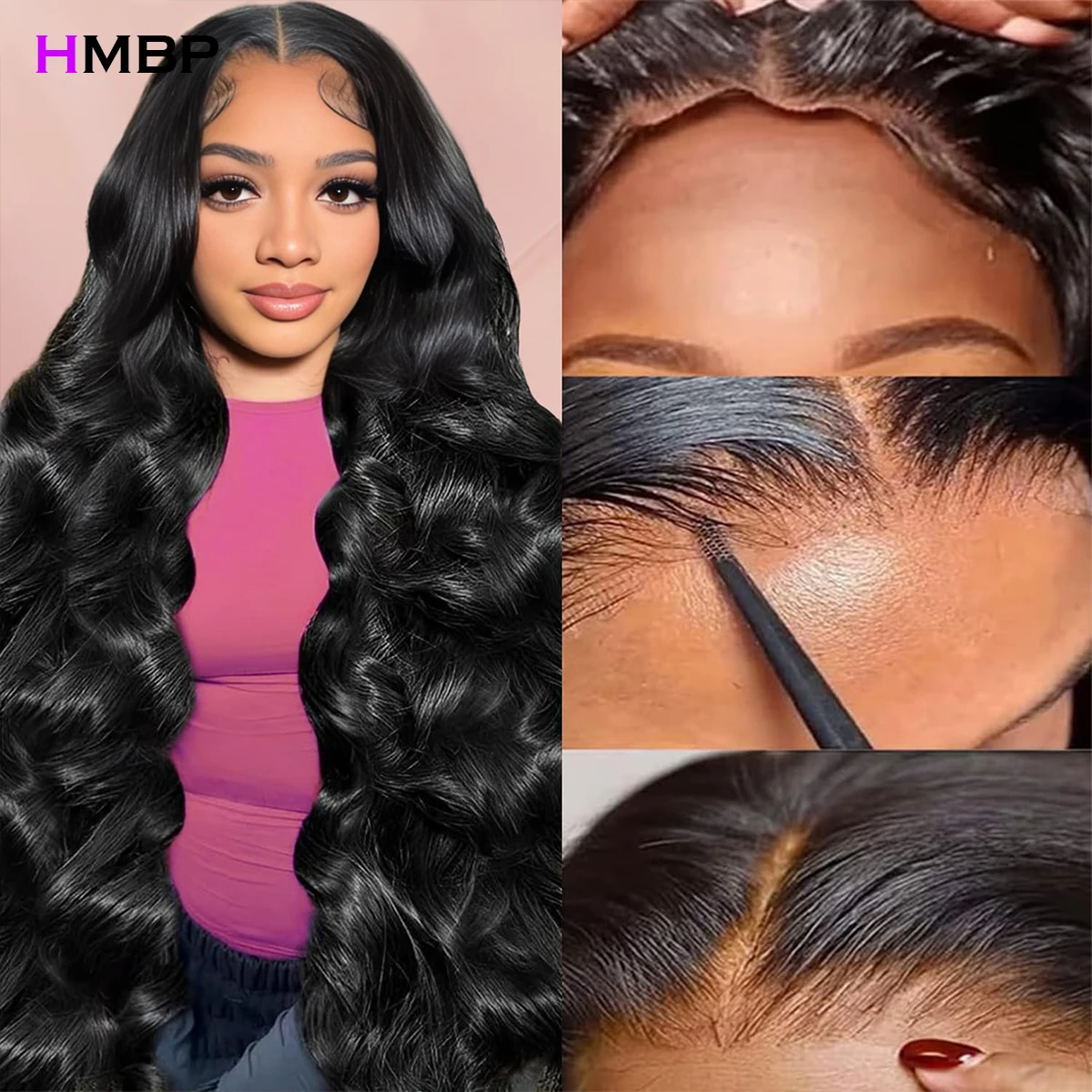 

Glueless 5x5 Hd Lace Closure Wig 100% Human Hair 400 Density Body Wave Ready to Wear and Go HD Transparent Lace Wigs Human Hair