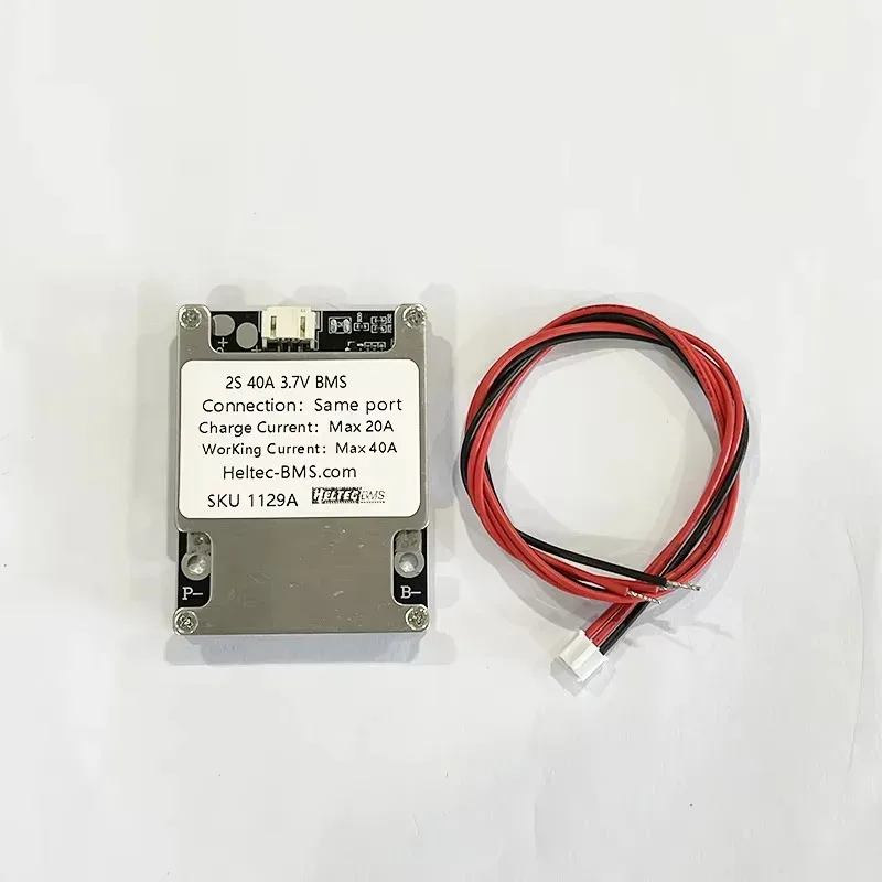 2S 40A Balanced BMS Protection Board For 7.4V Lithium Ion Lithium Iron Phosphate Overcharge Discharge Safety Module