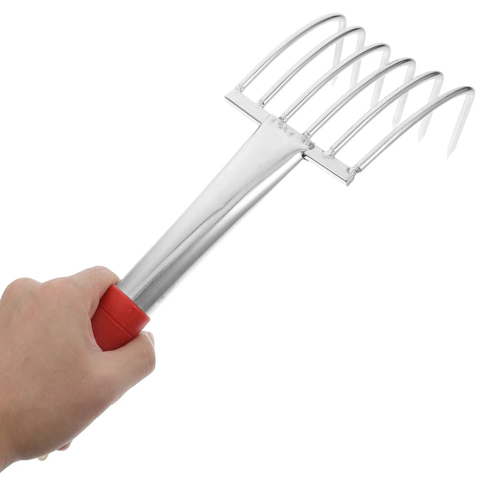 Lekki grabie ze stali nierdzewnej z ergonomicznym uchwytem do zbierania muszli, krewetek, ostryg, akcesoria plażowe, zbieranie owoców morza.