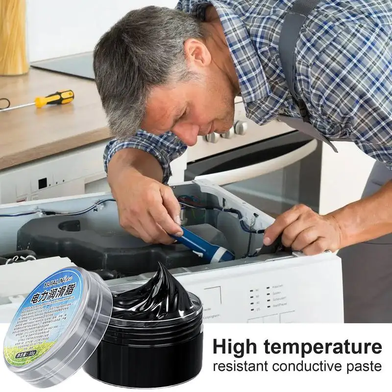 Lemak kontak listrik 30g, pasta otomotif konduktif, lemak senyawa listrik suhu tinggi untuk peralatan rumah tangga