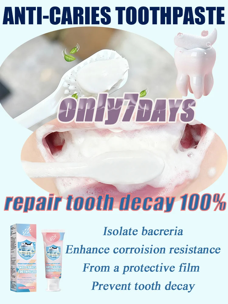 Yᴇʟʟᴏᴡ Tᴇᴇᴛʜ+Cᴀᴠɪᴛɪᴇs Sᴀᴠɪᴏʀ! Rᴇᴍᴏᴠᴇs sᴛᴀɪɴs, ʀᴇᴘᴀɪʀs ᴀɴᴅ ᴘʀᴇᴠᴇɴᴛs ᴄᴀᴠɪᴛɪᴇs