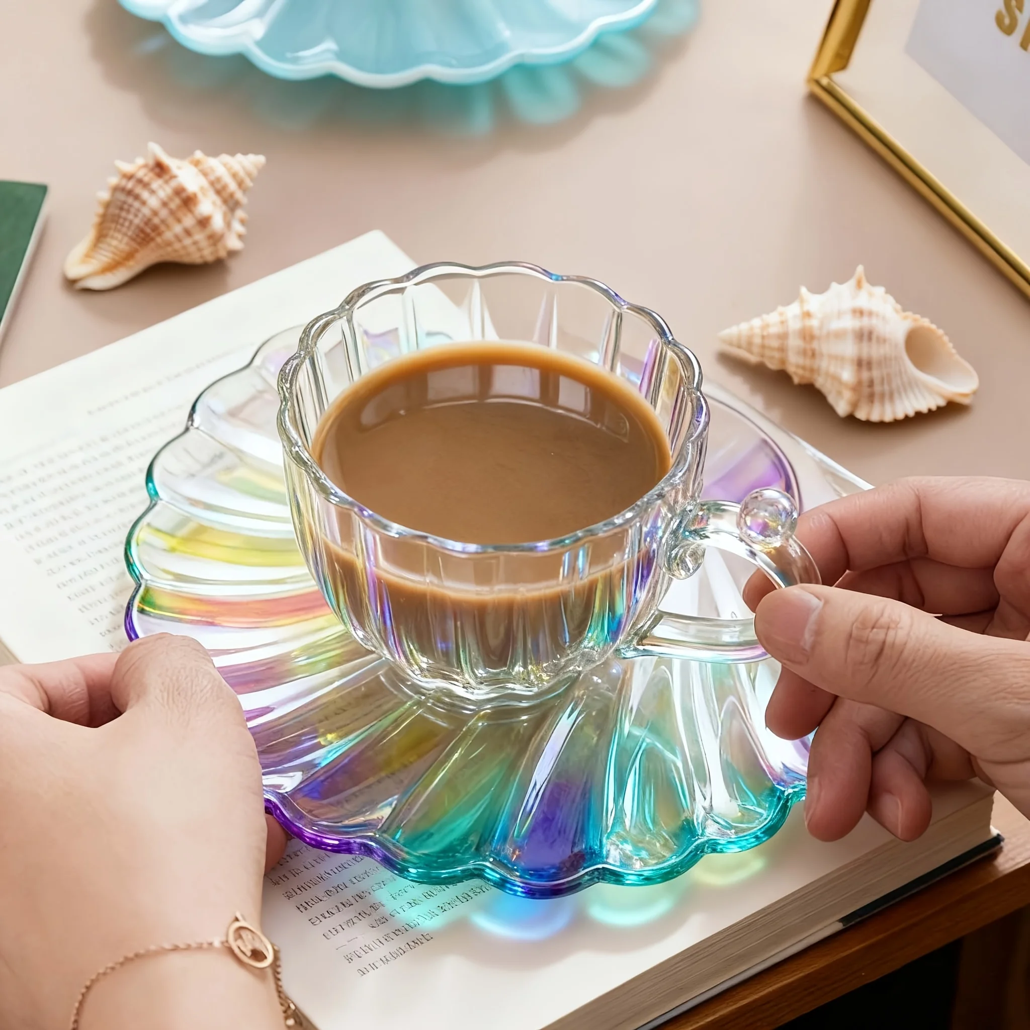 1 piece of silicone shell resin mold, DIY handicraft jewelry storage box, soap dish shell, storage plate home decoration view 6
