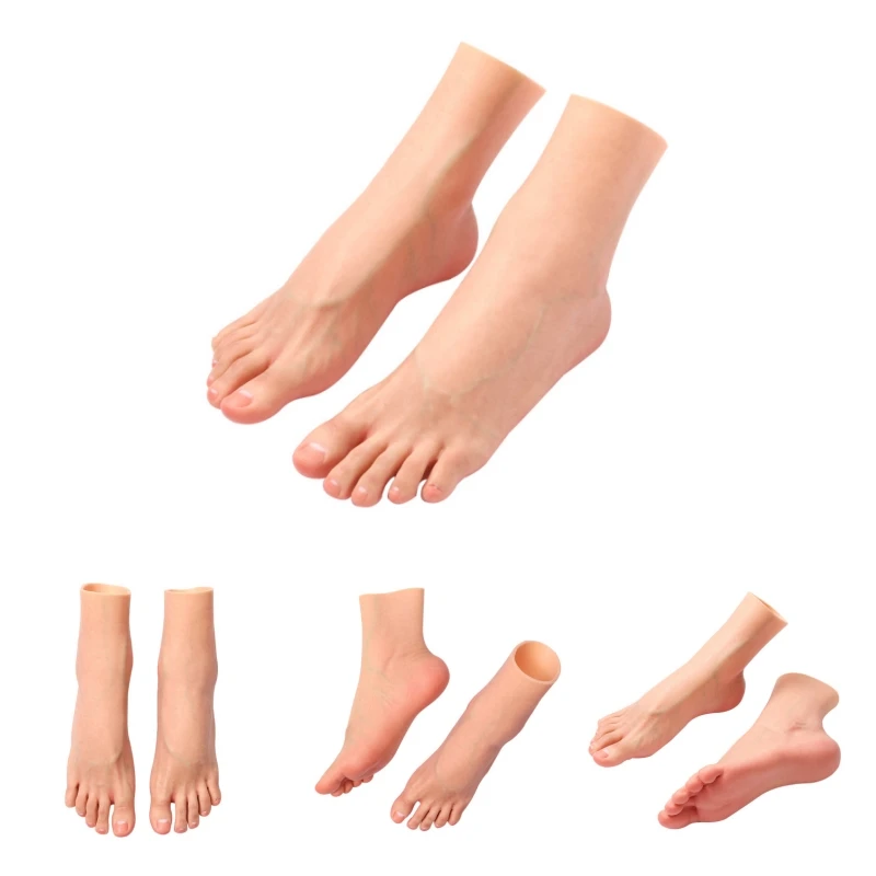 2026 hot New Product Silicone Fake Feet Sleeves Silicone Prosthesis Pseudo-female Transvestite Artificial Foot Cover to Cover Sc
