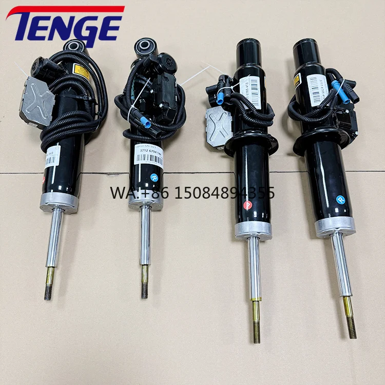 4PCS Rebuild Front Rear Air Suspension Shock Absorber with ADS for E70 2007 2014 37116785414 37126794543 37126794544