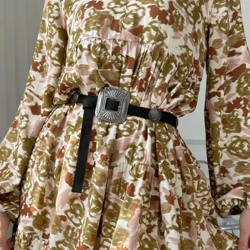 

652F Ethnic Styles Waist Chain Ladies Hundred with Waistband for Lady Versatiles Fashion Choices