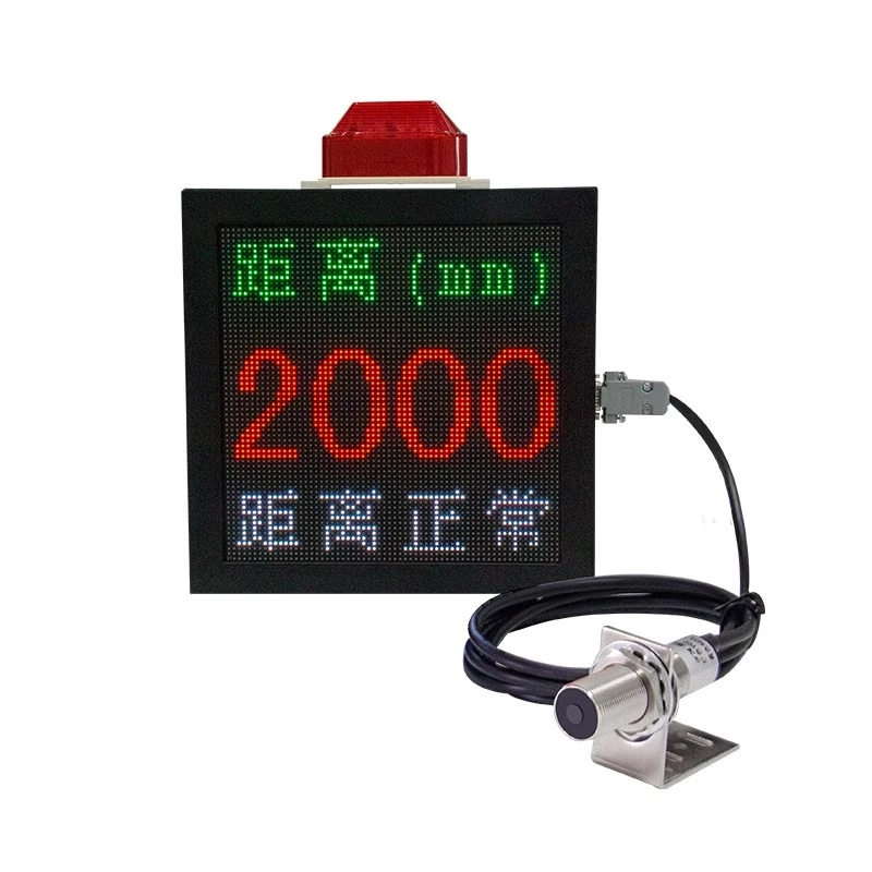 

Laser ranging LED display ultrasonic radar liquid level sens or MES automatic over-limit alarm