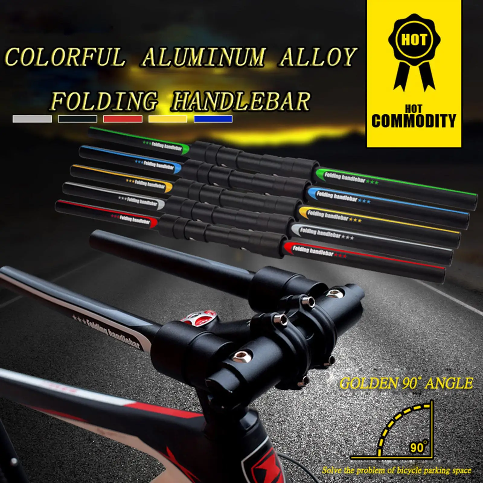 

Складной руль для велосипеда, замена ручки для гонок на горной дороге