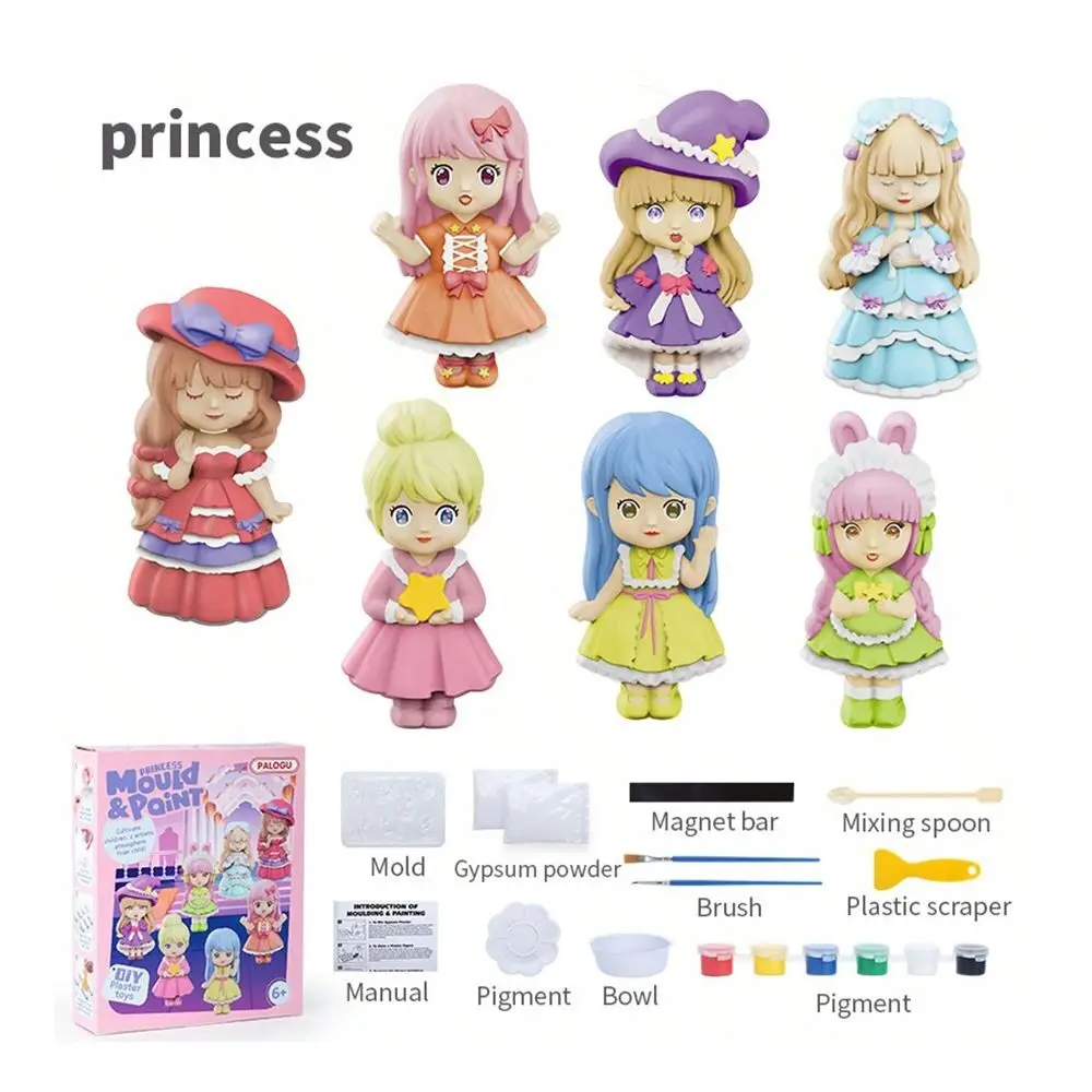 مجموعة لوحات كرتونية عالية الجودة مع الصباغ عشوائية الكتابة على الجدران الكتابة على الجدران ألعاب الجبس دمية هدية