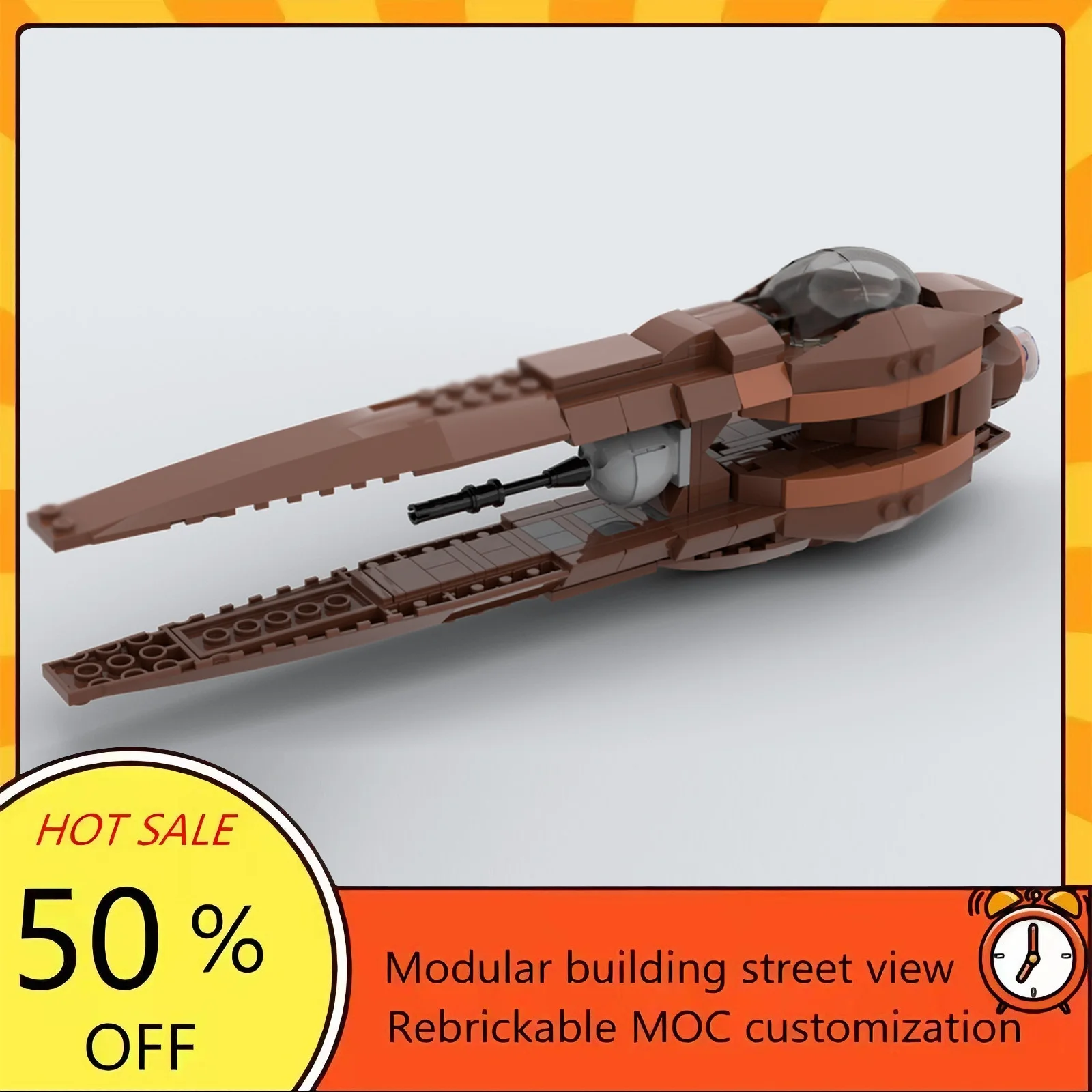 

258PCS Popular Space War Movie Model MOC Building Bricks Spaceship Modular Technology Gifts Holiday Assemble Children Toy Suit