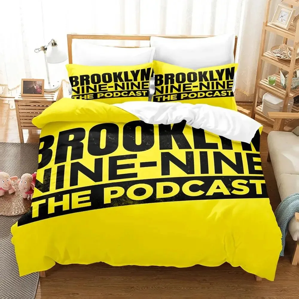 

Brooklyn Nine-Nine Bedding Set Boys Girls Twin Queen Size Duvet Cover Pillowcase Bed Kids Adult Fashion Home Textileextile