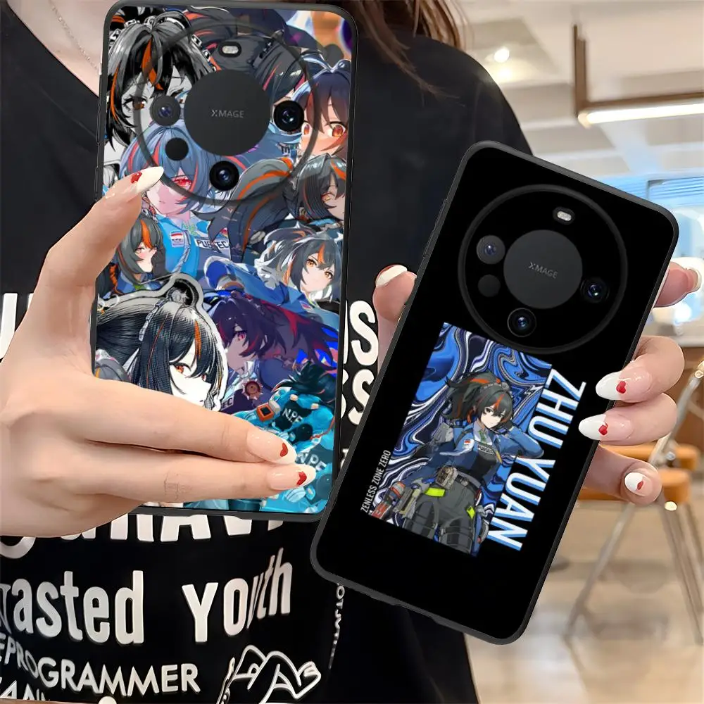 Чехол для телефона Zenless Zone Zero ZhuYuan для Huawei Mate 60 50 40 30 20 10 Pro Plus Lite E 5G с цветным принтом, роскошный чехол