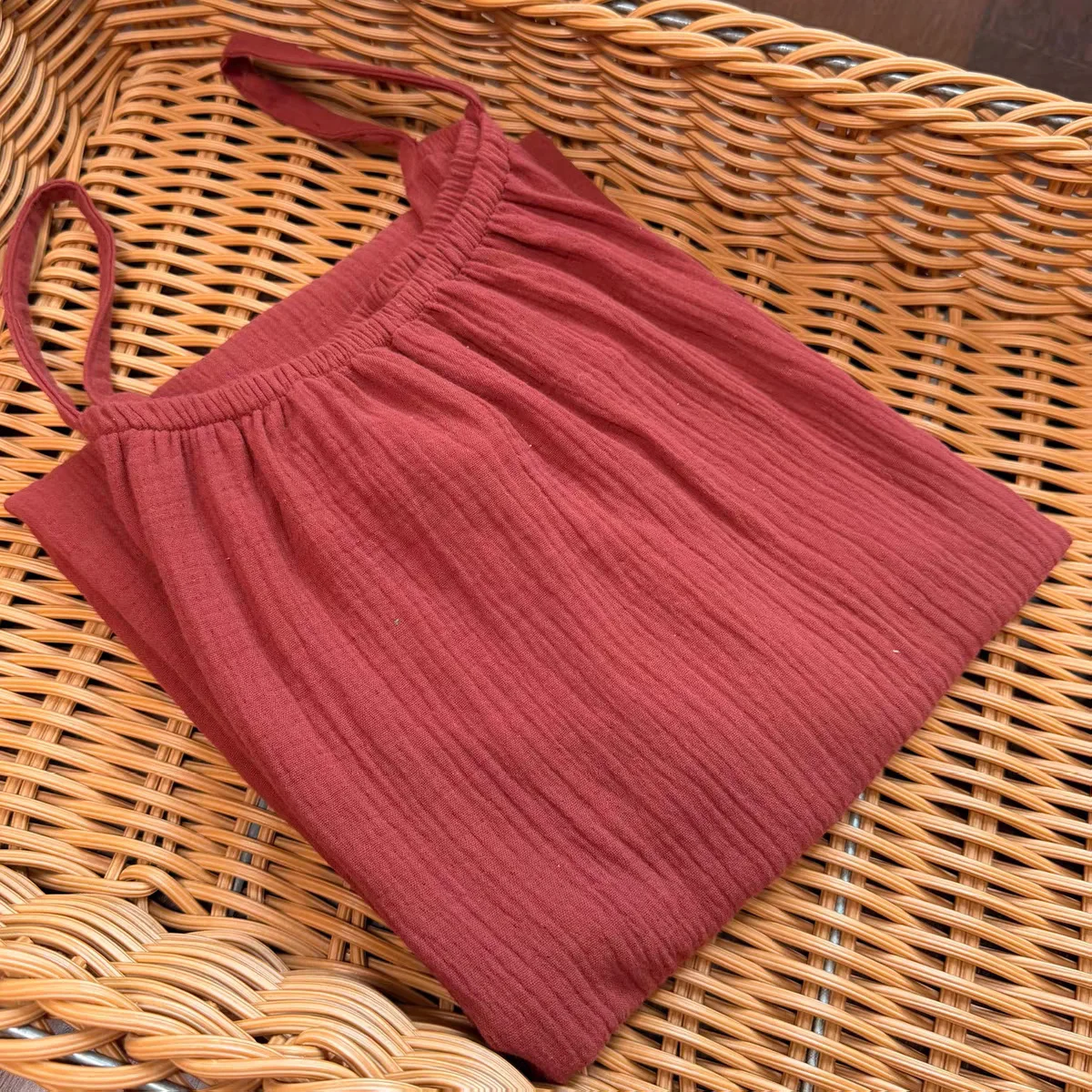 Women's 100% Cotton Gauze Sundress Adjustable Strap Casual Long Midi Elegant Black Dress for Summer Party Holiday Beach view 5