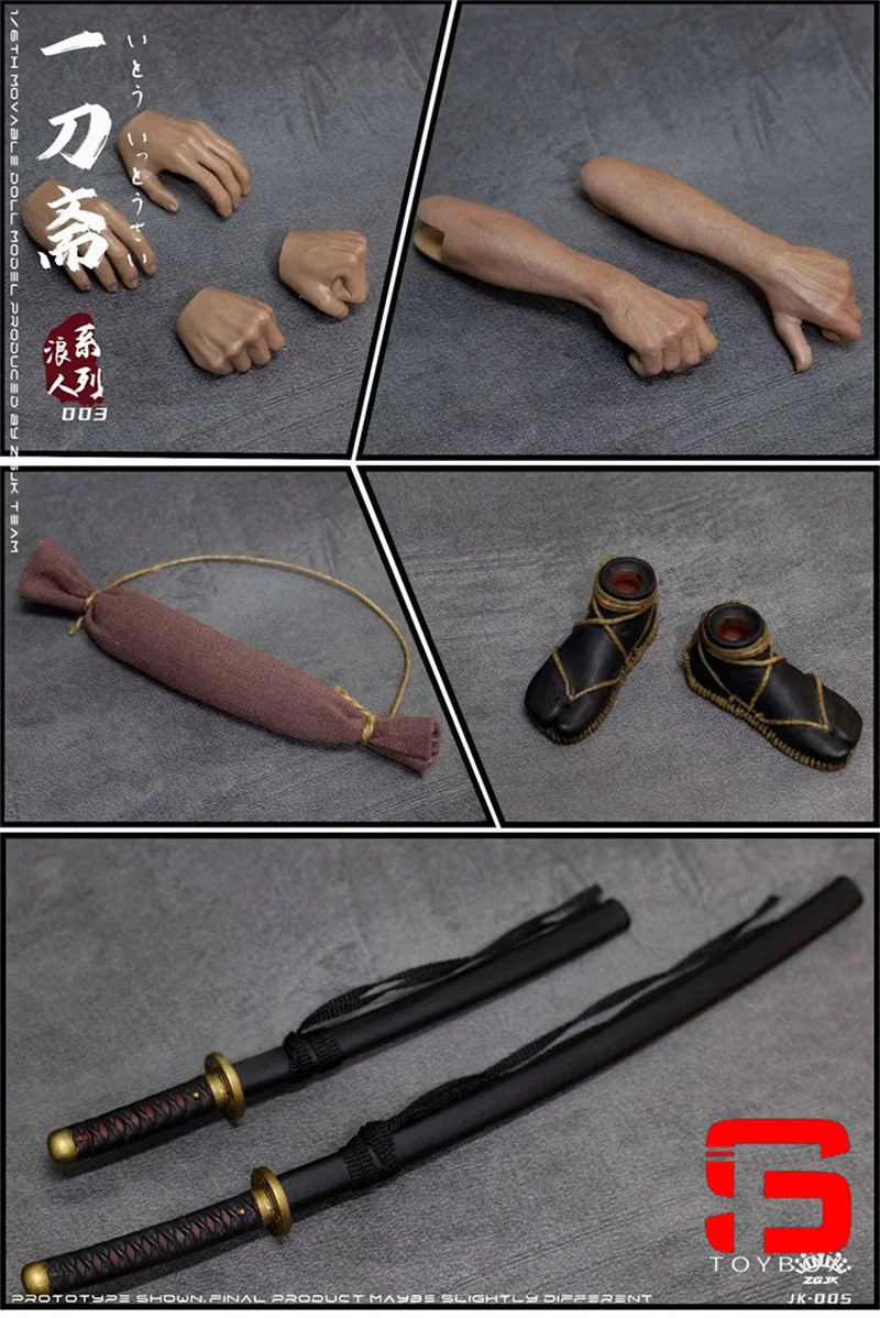 In Magazzino ZGJKTOYS JK-005 1/6 Bilancia Ito Ichidosai Action Figure con Bracci Sostituibili Vitelli 12 ''Soldato Maschio Modello Set Completo Giocattolo