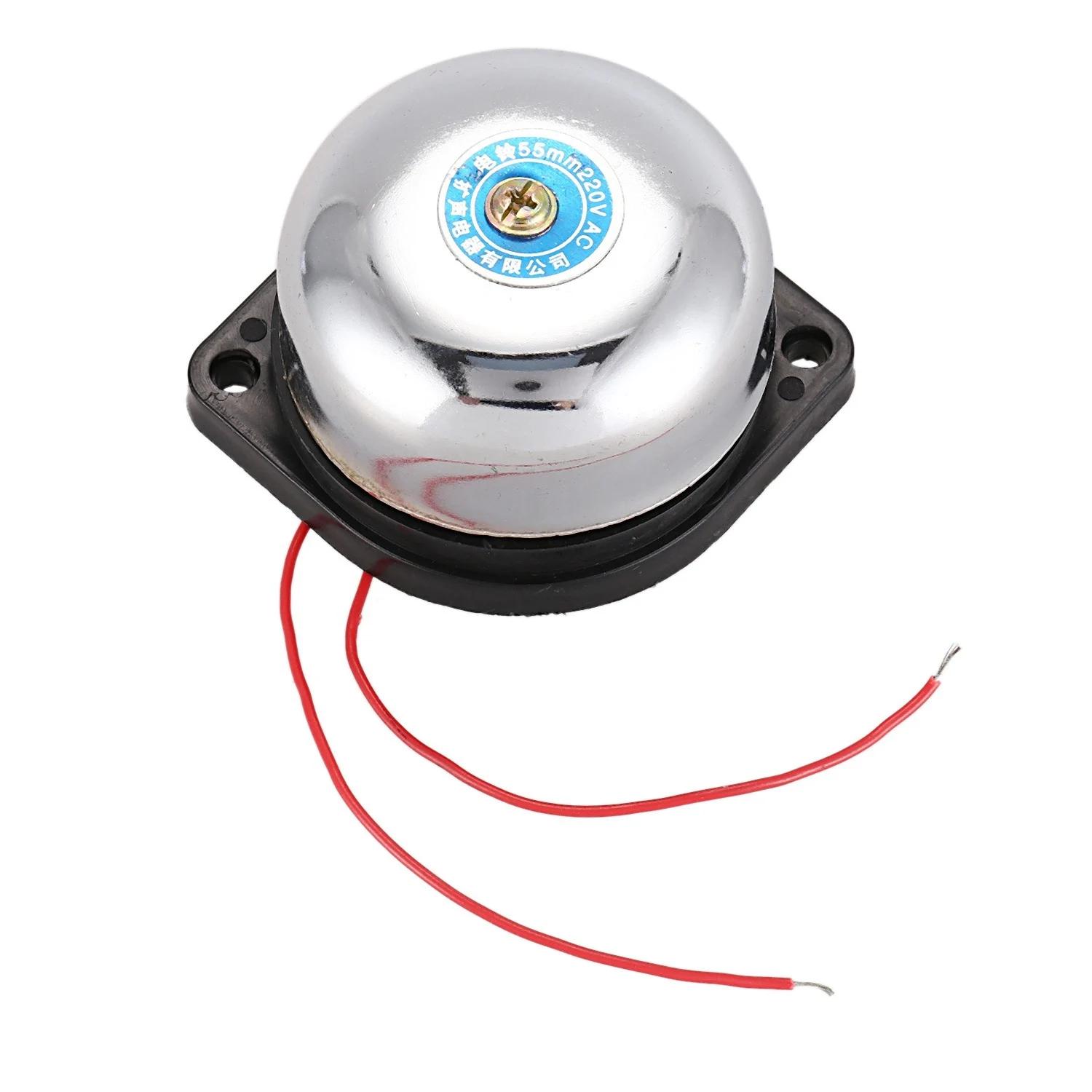 เส้นผ่านศูนย์กลาง 55 มม. สัญญาณเตือนไฟไหม้ไฟฟ้า Gong Bell AC 220V