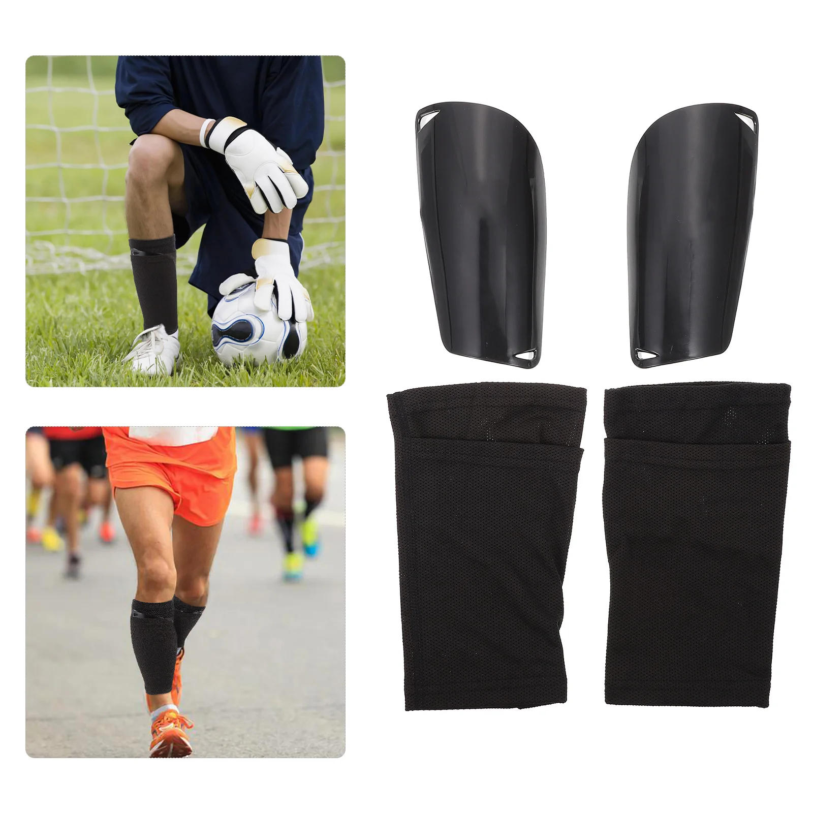 

Indoor Shin Guard Socks Protectors for Men Pu Material Protective Legs Stockings