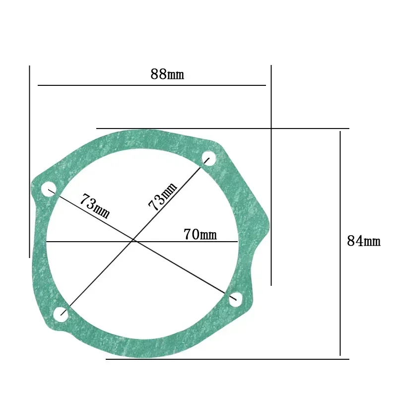 Webasto Thermo Top C E Z 고무 가스켓 및 버너 유닛 가스켓, 고무 가스켓 히터 부품, 66724A, 9000861A, 2 개