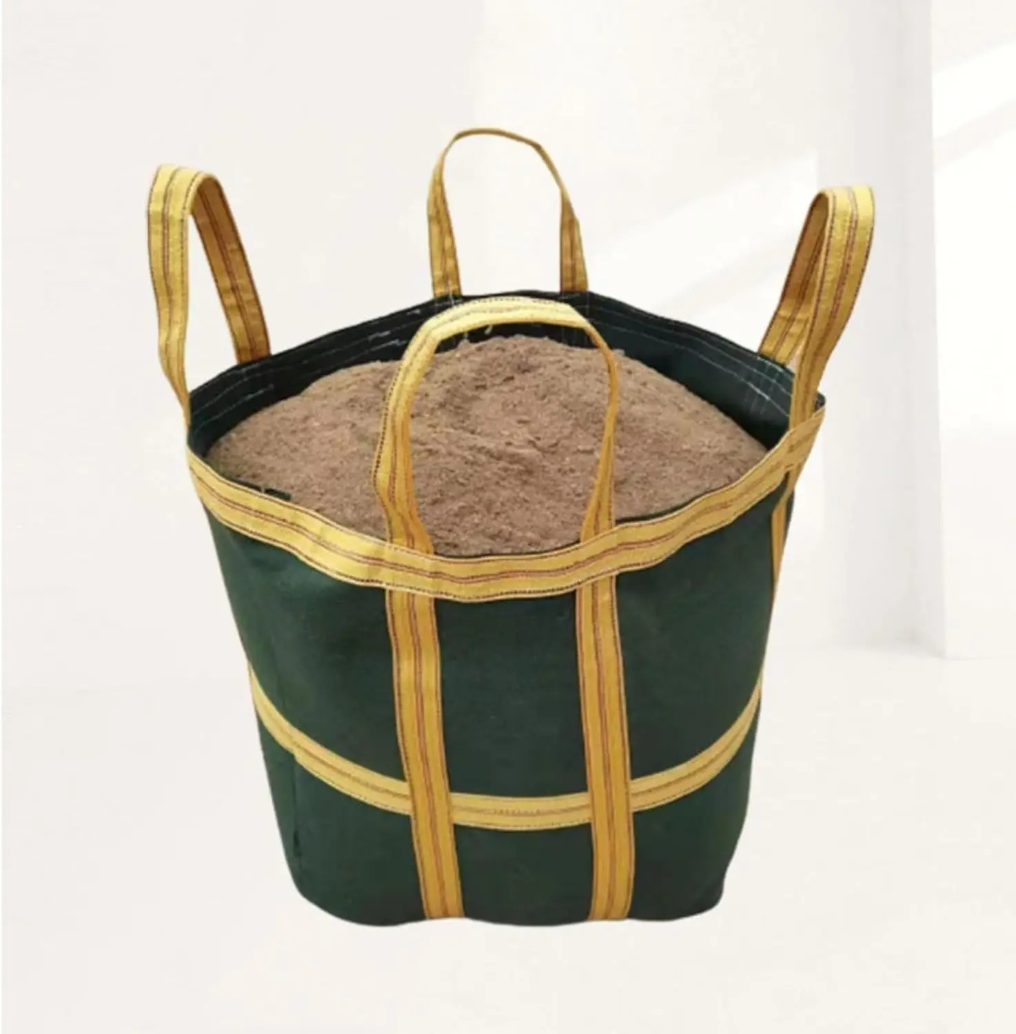 Heavy-Duty Cargo Lifting Pad Net - Polyester Canvas Sling Hoisting Tray, Anti-Tear Load-Bearing Safety Net for Lifting Bag