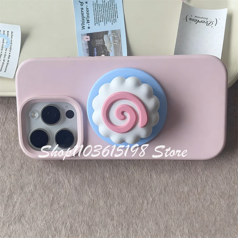 Корейский милый 3D камабоко магнитный держатель для телефона Griptok Grip Tok подставка поддержка iPhone Magsafe аксессуары Фото №4