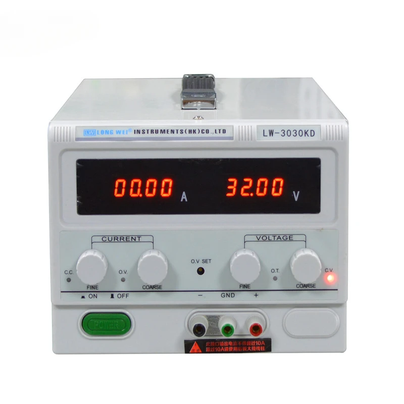 

3030KD 30V30A DC Switching Power Supply Voltage/Current Adjust Knob Rough and Meticulous Adjustable 900W Single Channel Output