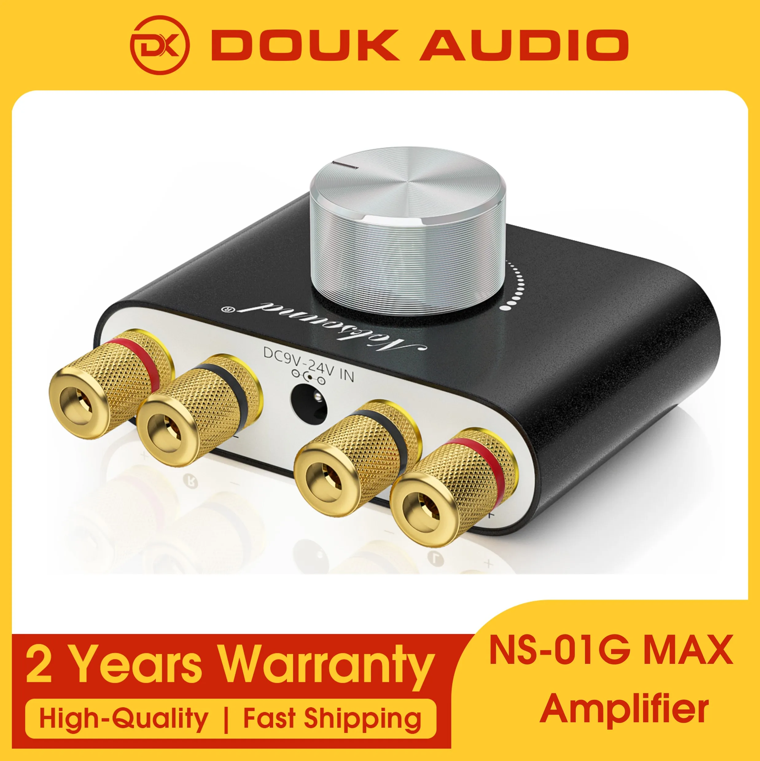 

Douk Audio NS-01G MAX Mini Digital Power Amplifier Stereo Bluetooth Receiver HiFi Power Amp 100W+100W for Home Theater