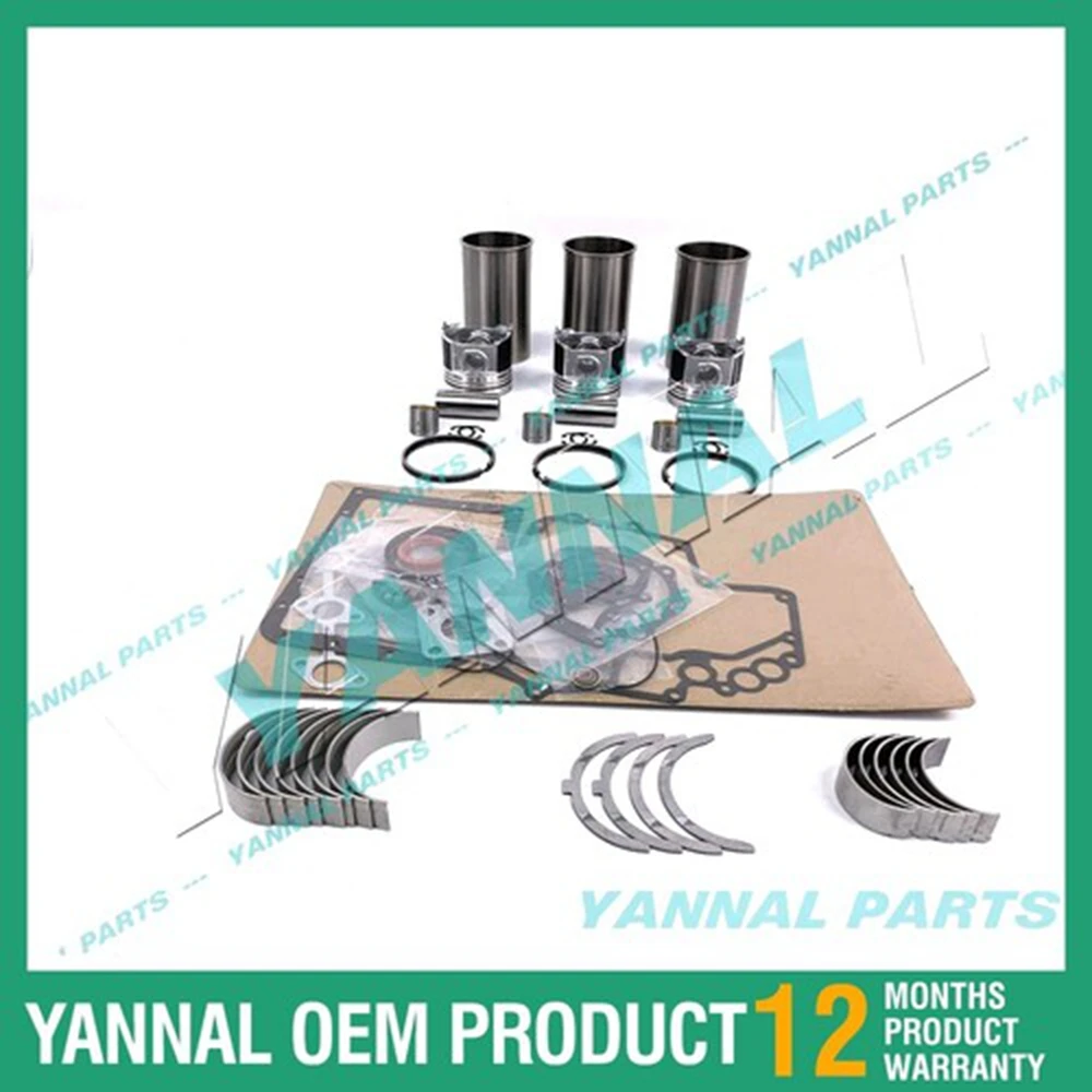 

L3C Overhaul Rebuild Kit With Full Gasket Bearing Set For Mitsubishi Engine