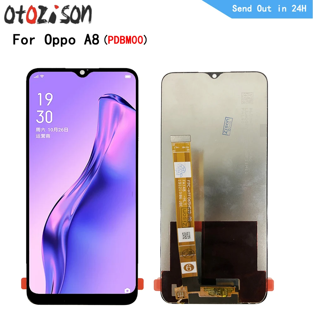 

Для Oppo A8 ЖК-экран 6,5 "IPS экран для Oppo A8 PDBM00 ЖК-экран сенсорной панели дигитайзер с рамкой в сборе