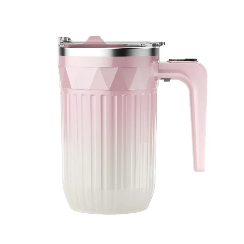 

450ml Automatic Self Stirring Coffee Mug Temperature Display Auto Stirring Heating Mixer Cup Magnetic Function Large Capacity