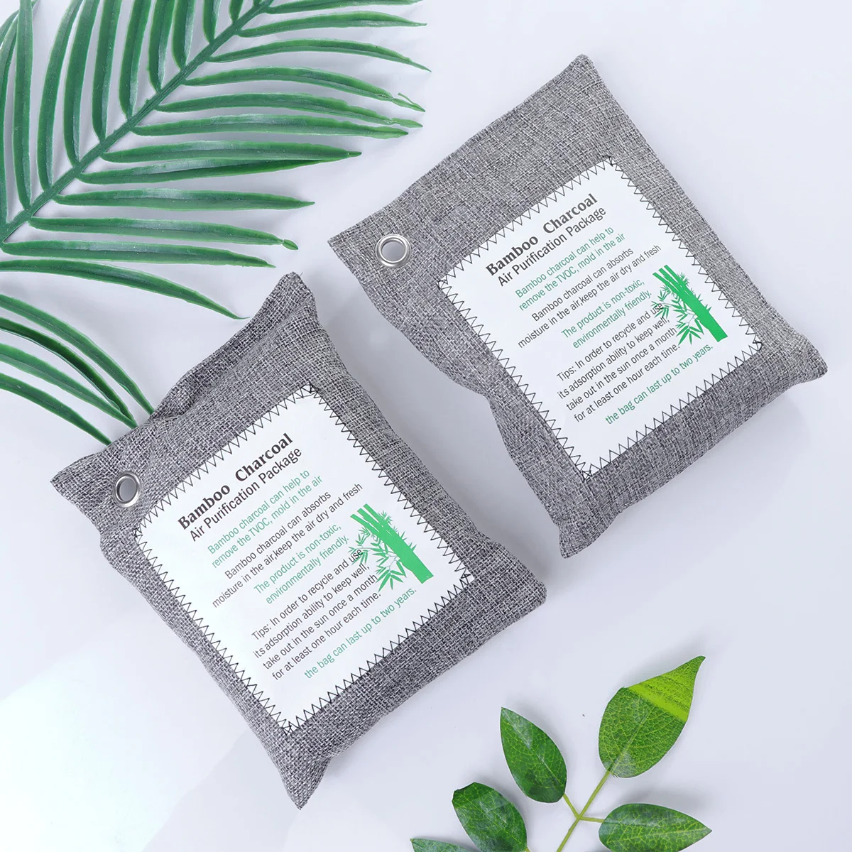 

4pcs 200G Bamboo Charcoal Odor Absorber Car Air Purification Activated Freshener Bags Deodorizer For Pet