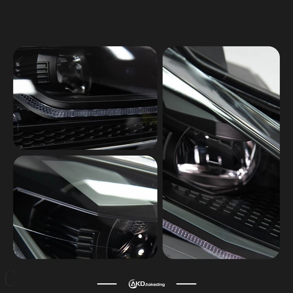 Reflektor samochodowy do VW Golf 6 Reflektory 2009-2012 LED Upgrade 7.5 Design DRL Signal Lamp Akcesoria samochodowe — zdjęcie 6