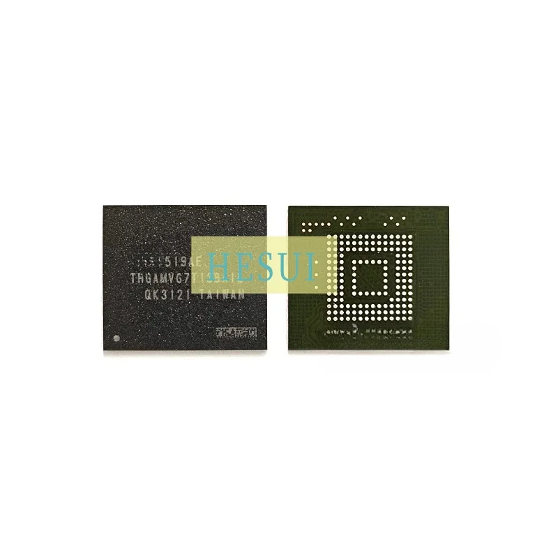 Used&Not NEW&Send after Measure THGAMVG7T13BAIL version 5.1 eMMC flash memory particles, disassembled and tested 0-10