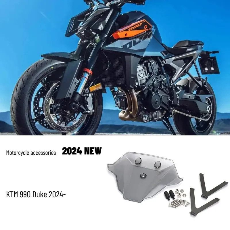 Motorcycle Front Windshield Wind Deflector Windproof Guard Windscreen  Modified Accessories For KTM Duke 990