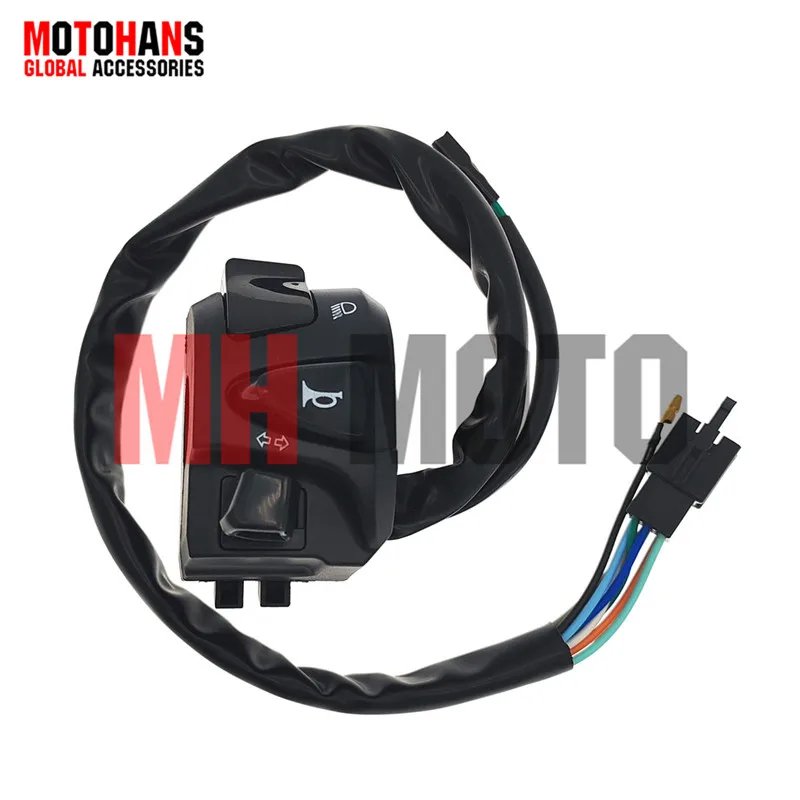 

MOTORCYCLE LEFT HANDLE SWITCH TURN SIGINAL INDICATOR SWTICH FAR NEAR LIGHT SWITCH HORN BOTTON FOR HONDA TITAN150 NEW