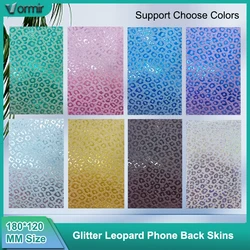 VORMIR Leopard Glitter Back Films Phone Protector Back Stickers Decorative Film for Any Intelligent Cutting Machine