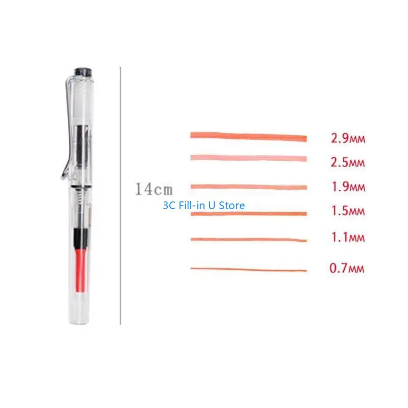 G8TA Duckbill Gothic Parallel Callicraphy Pen Transparent Fountain Pen для написания подписи рисования свадебные дни рождения