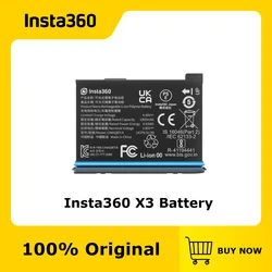 Official & Original Insta360 X3 Battery Sports Camera Accessories,1800mAh capacity to keep your X3 powered.