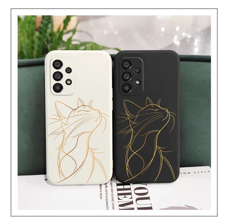 Stolze Katze Fall für Samsung Galaxy A56 A36 A26 A17 A16 A07 A06 A73 A53 A33 A23 A13 A72 A52 A32 A22 A12 A71 A51 A31 A21S 5G Abdeckung – Detail 7