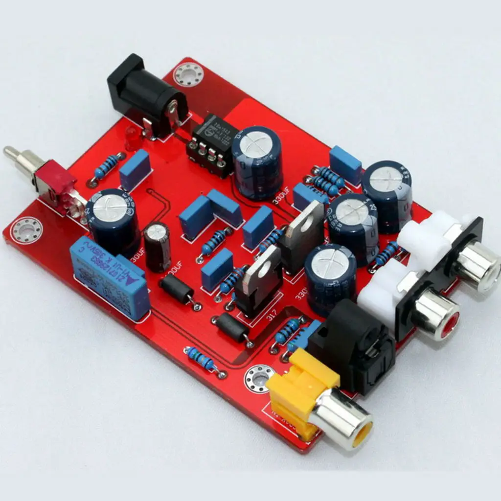 B24B Hifi Tda1543 + Cs8412 Dac Audio Decoder Board Op Amp Decoding Decode Circuit Module For Amplifier