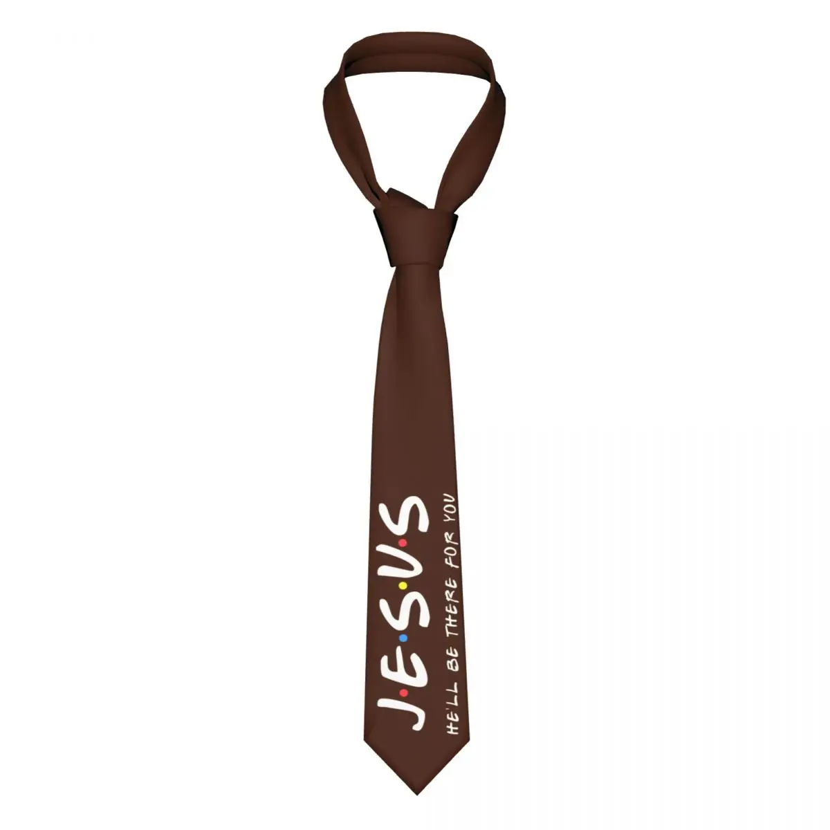 Custom Formal Jesus He'll Be There For You Neck Tie Men Personalized Silk Neckties for Business Gravatas