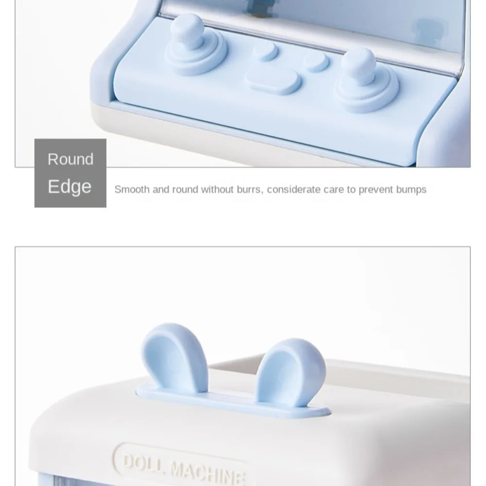 Creative Cartoon Multi Grid Penholder Multifunctional Storage Box Brush Holder Storage Container Desktop Ornament Pencilcase